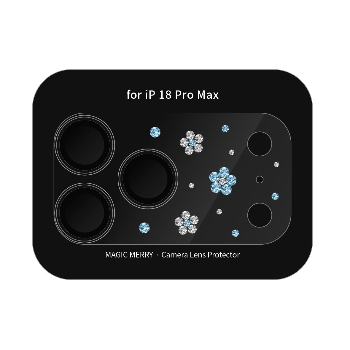 MAGIC MERRY 閃耀系列手機鏡頭保護膜 花漾星瀾 IPHONE 18 PRO